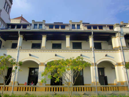Lawang Sewu or The Thousand Doors Building is a landmark in Semarang, Central Java, Indonesia, built as the headquarters of the Dutch East Indies Railway Company.のeditorial素材