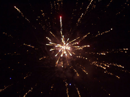 fireworks party on new year's eve