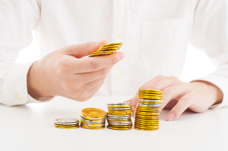 Money and business imageの写真素材