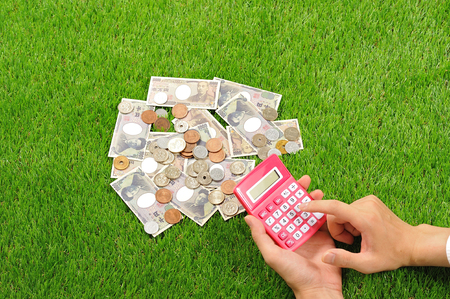 Money and business imageの写真素材