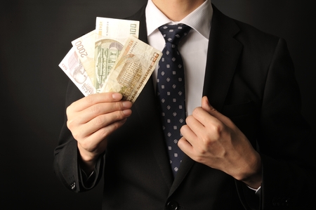 Money and business imageの写真素材