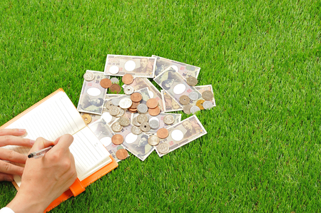 Money and business imageの写真素材