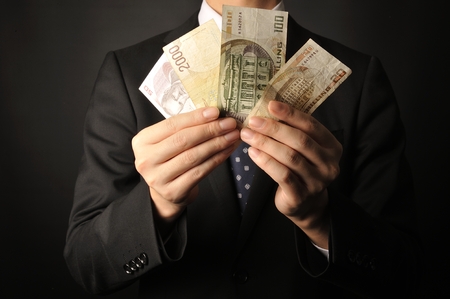 Money and business imageの写真素材