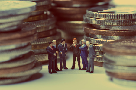 Money and business imageの写真素材