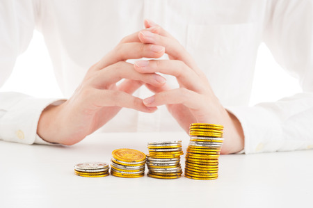 Money and business imageの写真素材