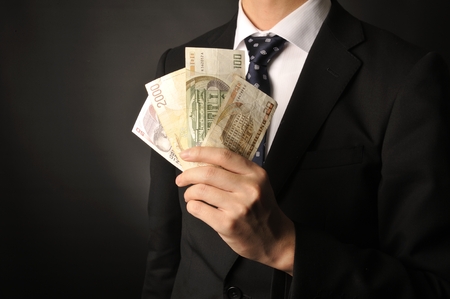 Money and business imageの写真素材