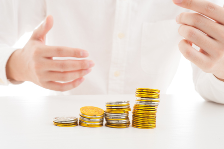 Money and business imageの写真素材
