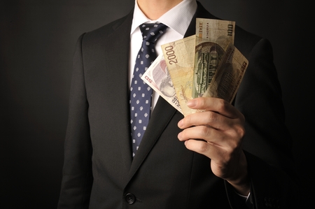 Money and business imageの写真素材