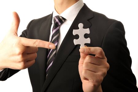 jigsaw puzzle pieceの写真素材