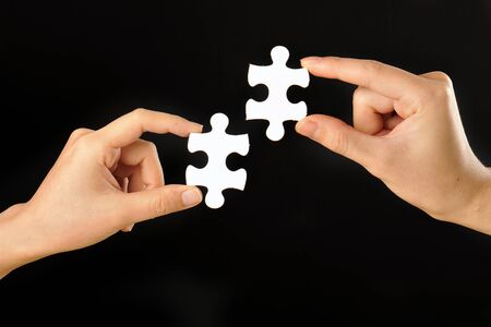 jigsaw puzzle pieceの写真素材