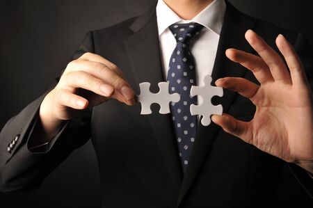 jigsaw puzzle pieceの写真素材