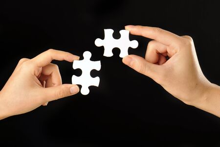 jigsaw puzzle pieceの写真素材