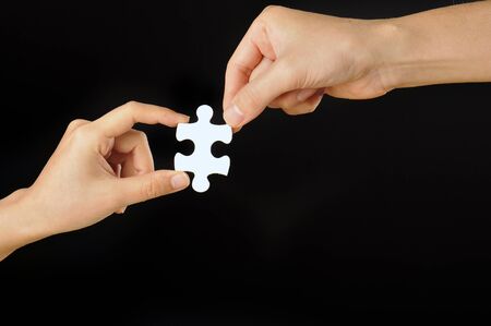 jigsaw puzzle pieceの写真素材