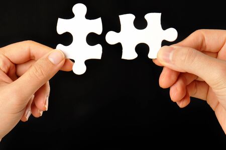 jigsaw puzzle pieceの写真素材