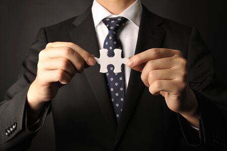 jigsaw puzzle pieceの写真素材