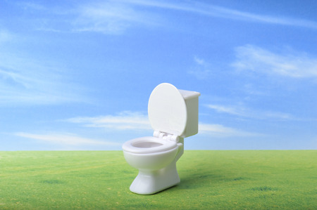 Western-style rest room, toiletの写真素材