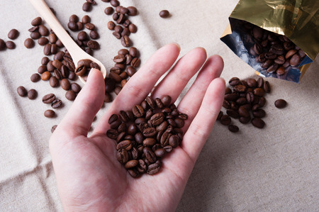 coffee beansの写真素材