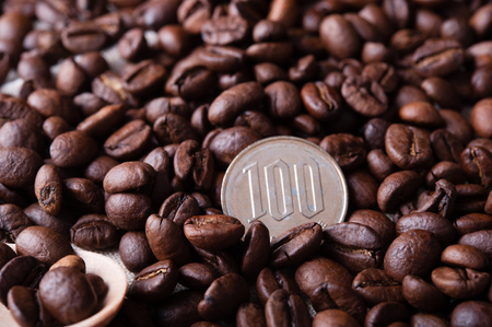 coffee beansの写真素材
