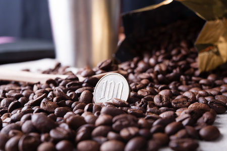 coffee beansの写真素材