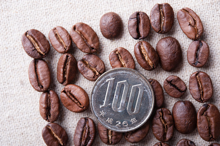coffee beansの写真素材