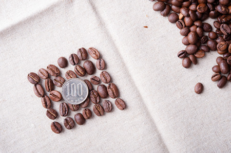 coffee beansの写真素材