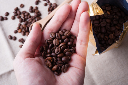 coffee beansの写真素材
