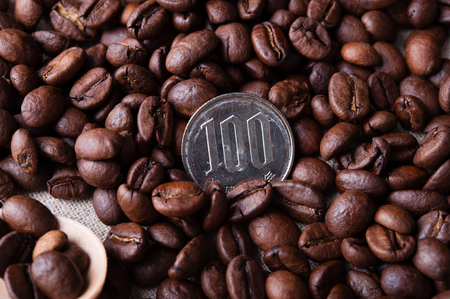 coffee beansの写真素材