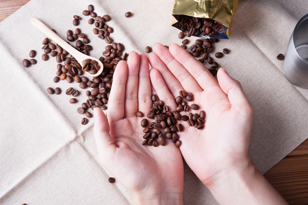 coffee beansの写真素材