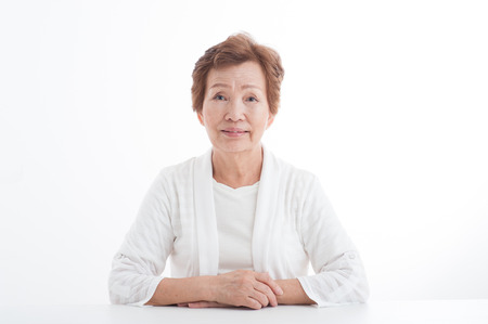 Senior Asian womenの写真素材