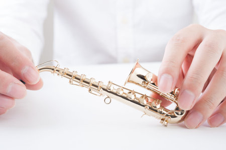 Sax, musical instrumentの写真素材
