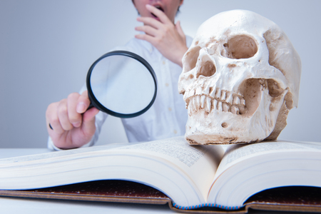 magnifying glassの写真素材