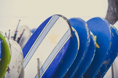 Surfing boardの写真素材