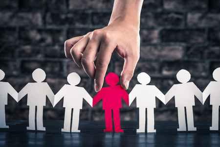 Holding Hands people silhouetteの写真素材