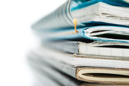 Overlapping notesの写真素材