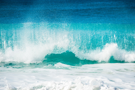 Violent surge, Hawaii's North Shoreの写真素材