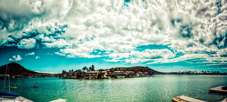 Hawaii Kai, panoramaの写真素材