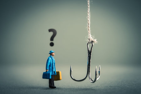 Hook and businessmanの写真素材