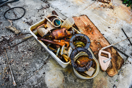 Rusty toolsの写真素材