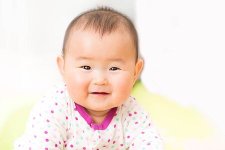 Cute baby.Japanese Asianの写真素材