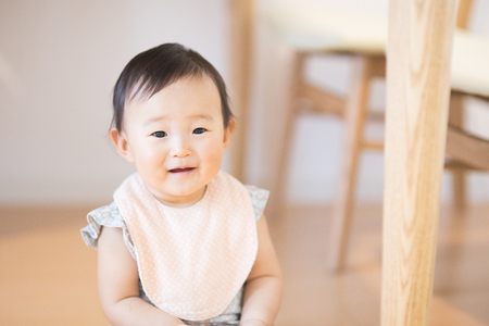 Cute baby.Japanese Asianの写真素材