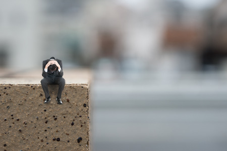 suffering menの写真素材