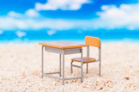 Study deskの写真素材