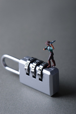 dial lockの写真素材