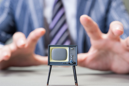 old tv setの写真素材