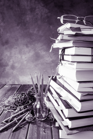 Reading bookの写真素材