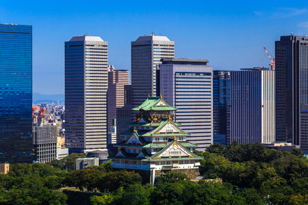 Osaka Castle in Japanのeditorial素材