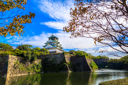 Osaka Castle in Japanのeditorial素材