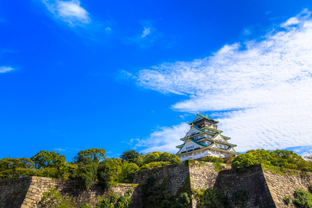 Osaka Castle in Japanのeditorial素材