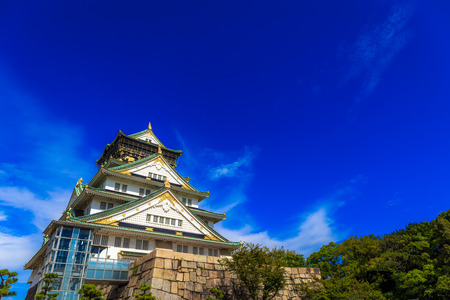 Osaka Castle in Japanのeditorial素材