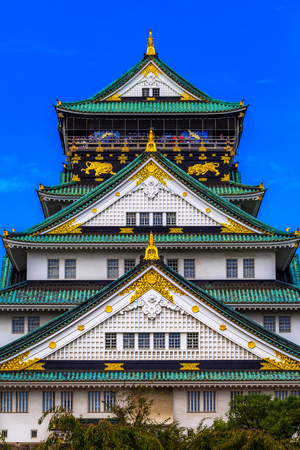 Osaka Castle in Japanのeditorial素材